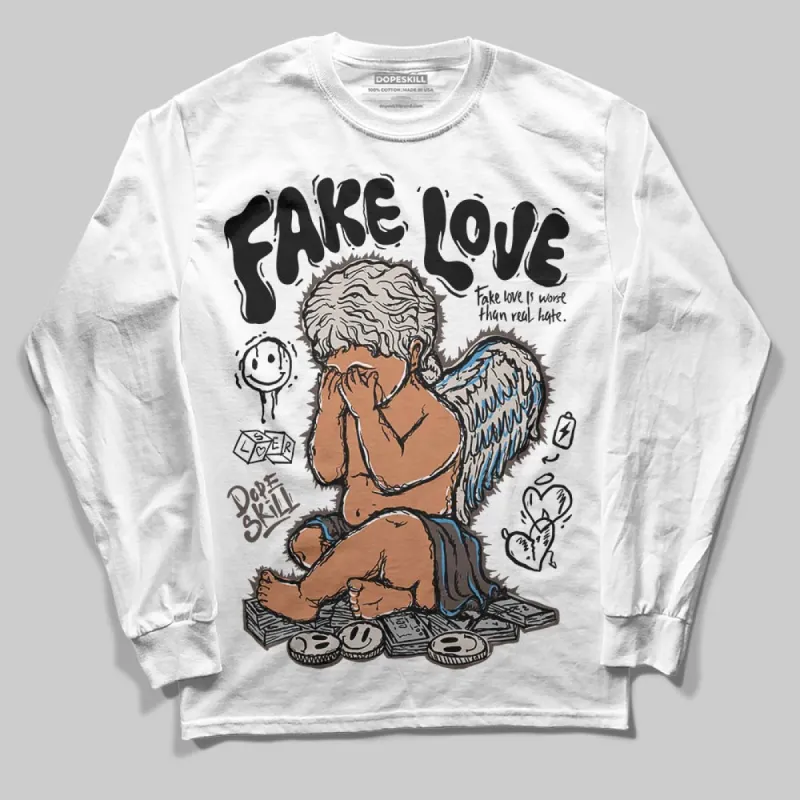 Samba OG White Black Clear Granite DopeSkill Long Sleeve T-Shirt False Love Graphic sold by DopeSkill