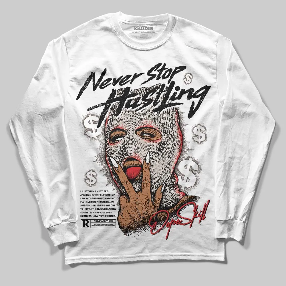 Samba OG White Black Clear Granite DopeSkill Long Sleeve T-Shirt Never Stop Hustling Graphic sold by DopeSkill