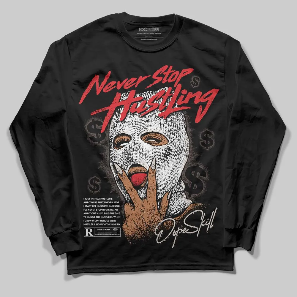 Samba OG White Black Clear Granite DopeSkill Long Sleeve T-Shirt Never Stop Hustling Graphic sold by DopeSkill product image thumbnail 2