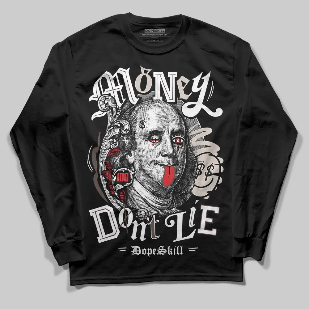 Samba OG White Black Clear Granite DopeSkill Long Sleeve T-Shirt Money Don't Lie Graphic sold by DopeSkill product image thumbnail 2