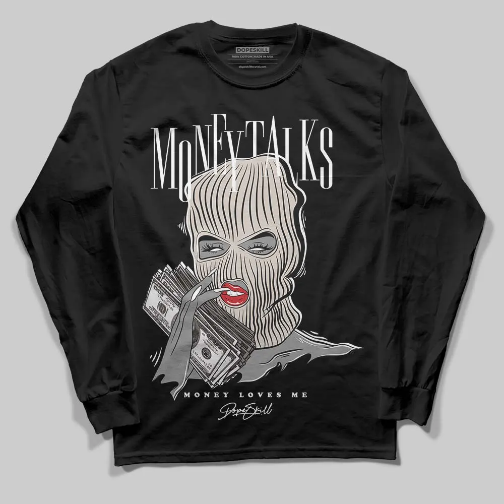 Samba OG White Black Clear Granite DopeSkill Long Sleeve T-Shirt Money Talks Graphic sold by DopeSkill product image thumbnail 2