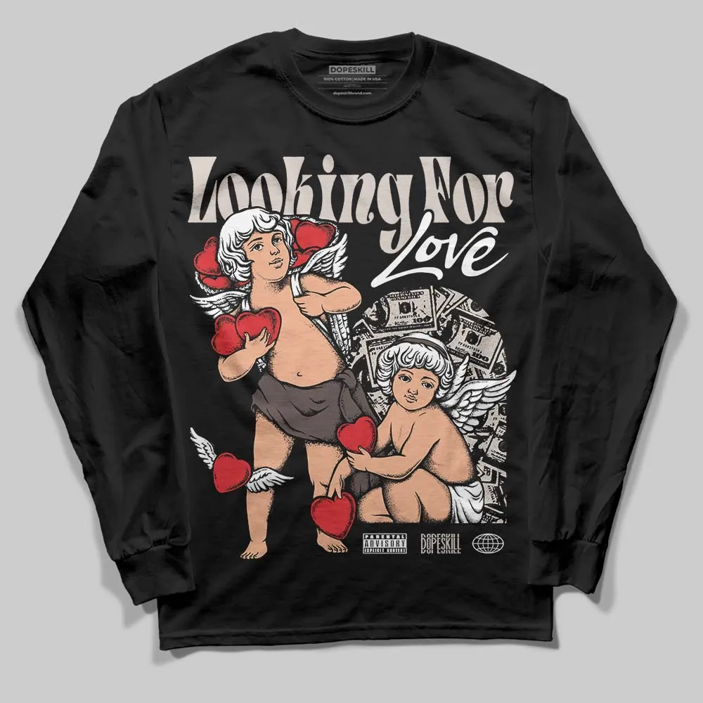 Samba OG White Black Clear Granite DopeSkill Long Sleeve T-Shirt Looking For Love Graphic sold by DopeSkill product image thumbnail 2