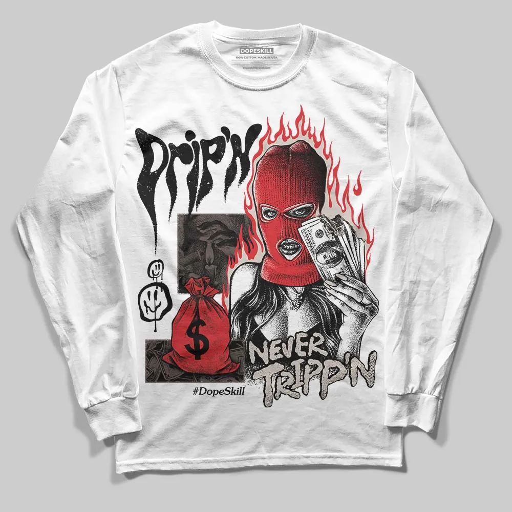 Samba OG White Black Clear Granite DopeSkill Long Sleeve T-Shirt Drip'n Never Tripp'n Graphic sold by DopeSkill