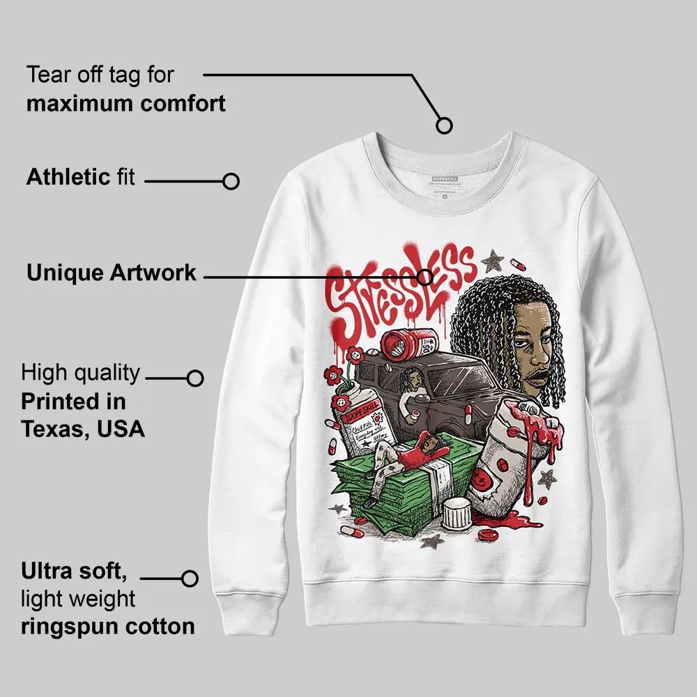 Samba OG White Better Scarlet DopeSkill Sweatshirt Stressless Graphic sold by DopeSkill product image thumbnail 4