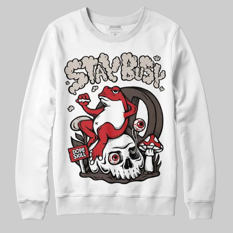 Samba OG White Better Scarlet DopeSkill Sweatshirt Stay Busy Graphic sold by DopeSkill