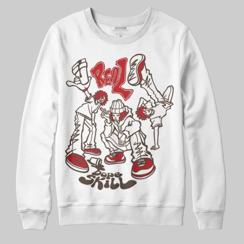 Samba OG White Better Scarlet DopeSkill Sweatshirt Real Y2K Players Graphic sold by DopeSkill