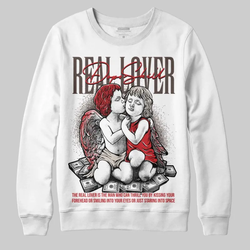 Samba OG White Better Scarlet DopeSkill Sweatshirt Real Lover Graphic sold by DopeSkill