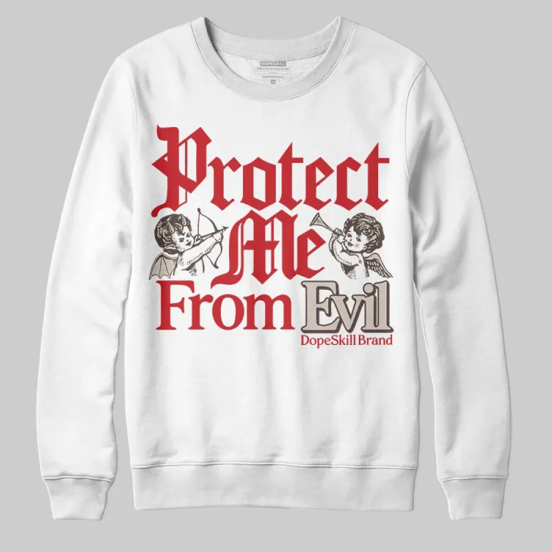 Samba OG White Better Scarlet DopeSkill Sweatshirt Protect Me From Evil Graphic sold by DopeSkill