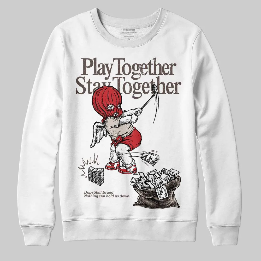 Samba OG White Better Scarlet DopeSkill Sweatshirt Play together, Stay together Graphic sold by DopeSkill