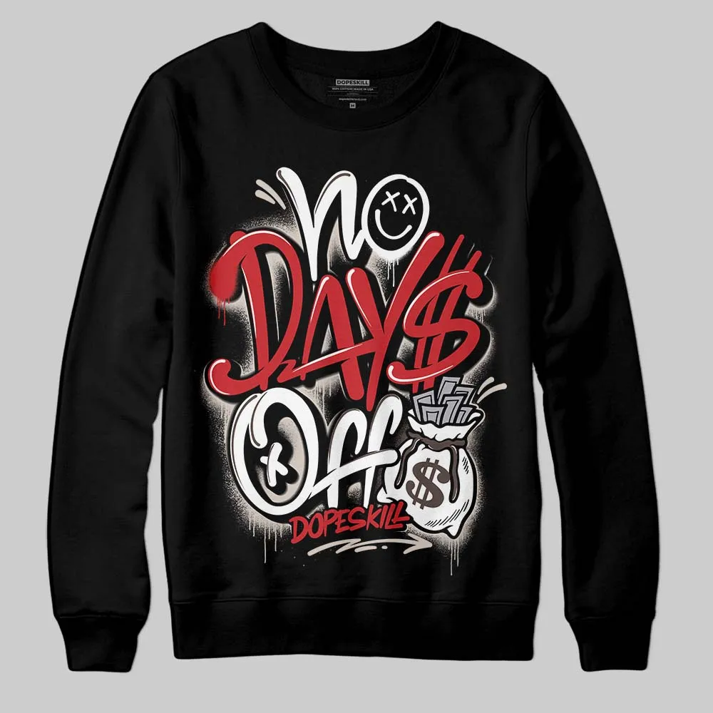 Samba OG White Better Scarlet DopeSkill Sweatshirt No Days Off Graphic sold by DopeSkill product image thumbnail 2
