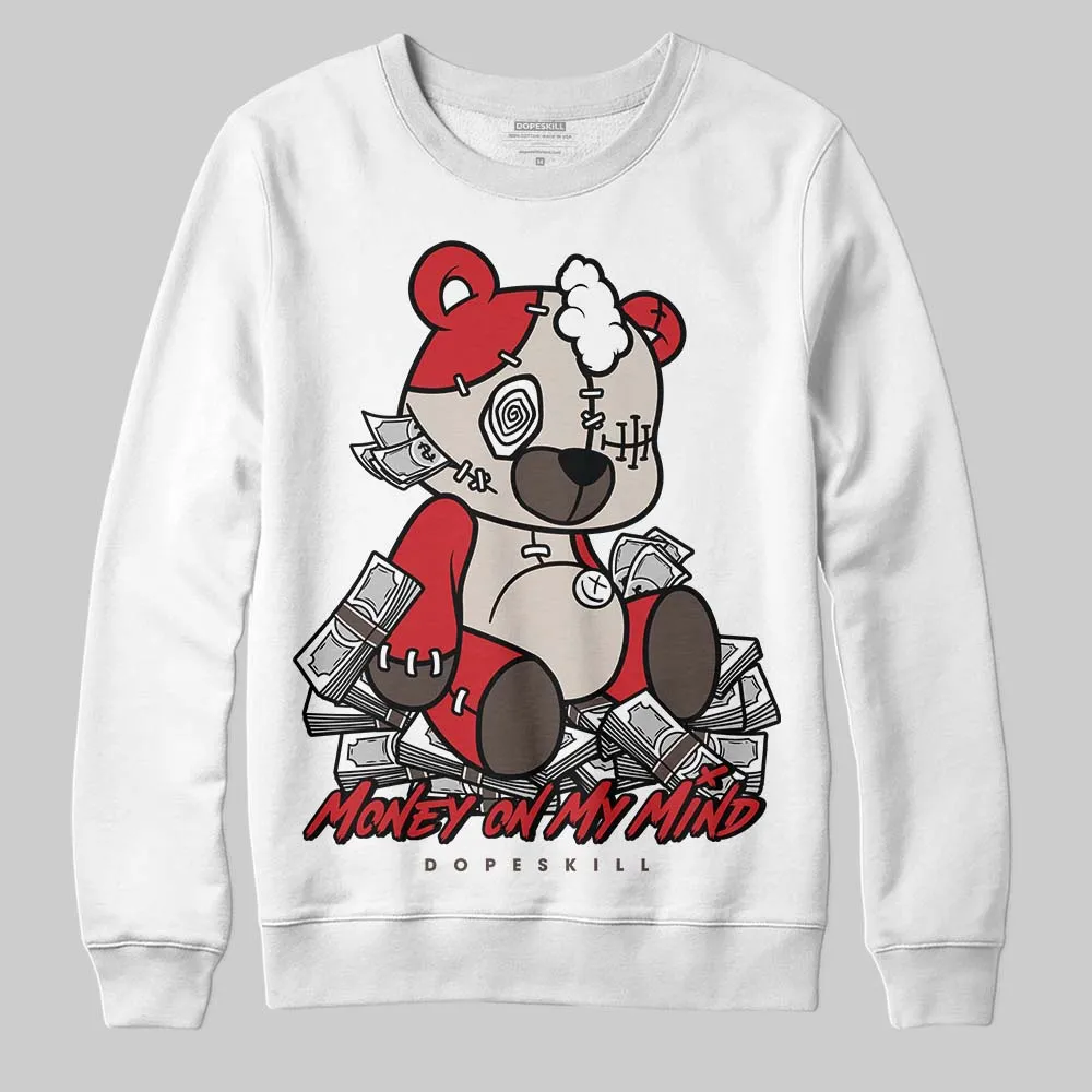 Samba OG White Better Scarlet DopeSkill Sweatshirt MOMM Bear Graphic sold by DopeSkill