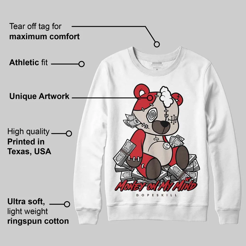 Samba OG White Better Scarlet DopeSkill Sweatshirt MOMM Bear Graphic sold by DopeSkill product image thumbnail 4