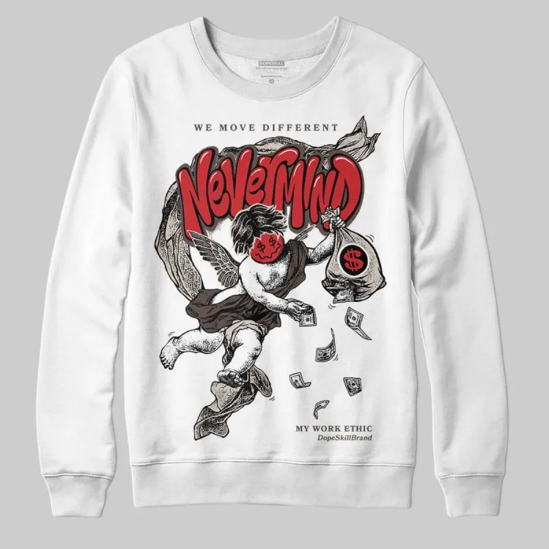 Samba OG White Better Scarlet DopeSkill Sweatshirt Nevermind Graphic sold by DopeSkill