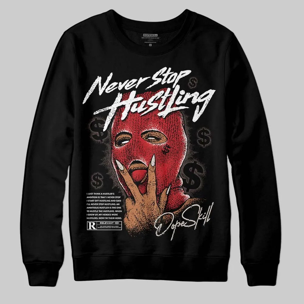Samba OG White Better Scarlet DopeSkill Sweatshirt Never Stop Hustling Graphic sold by DopeSkill product image thumbnail 2