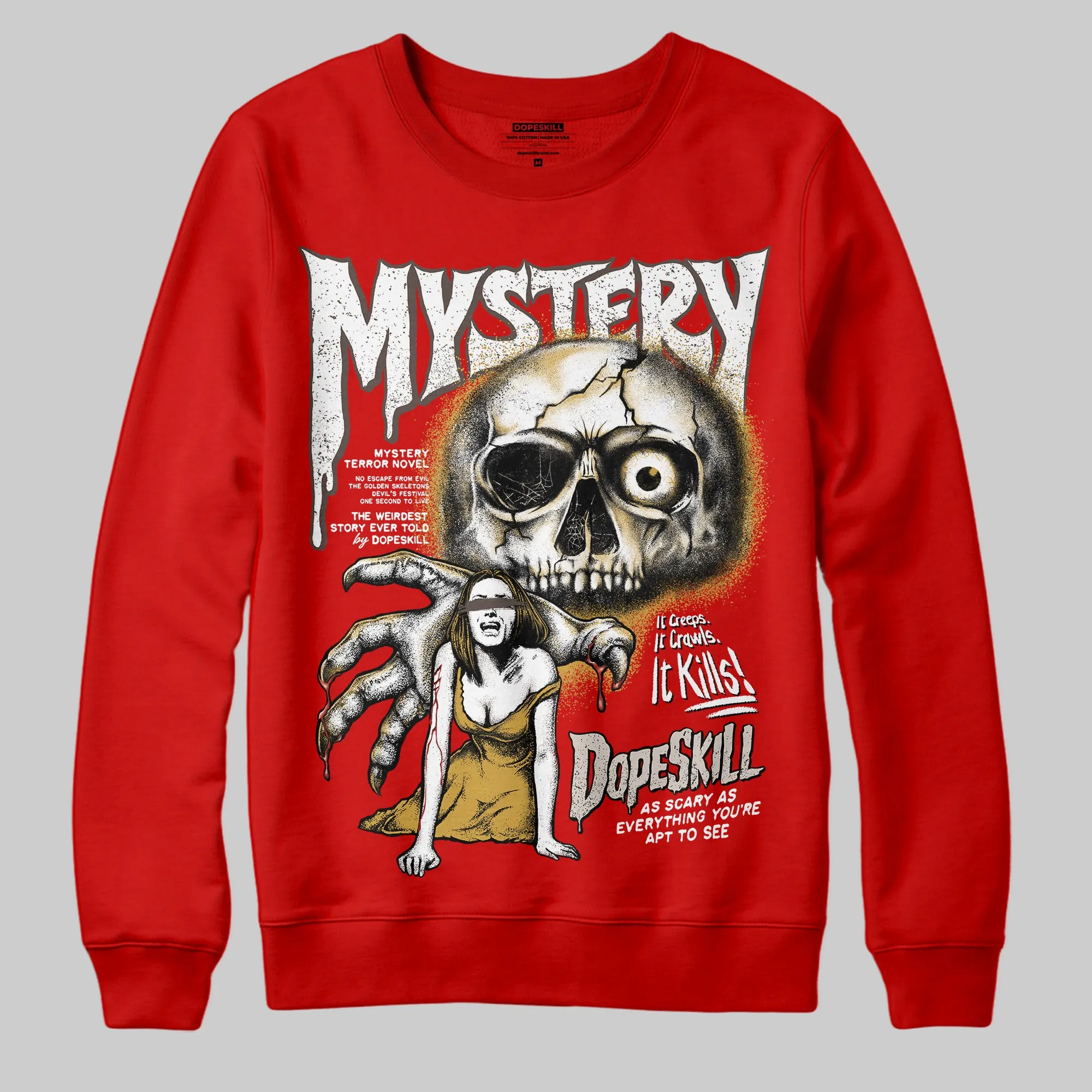 Samba OG White Better Scarlet 1s DopeSkill Sweatshirt Mystery Ghostly Grasp Graphic sold by DopeSkill product image thumbnail 3