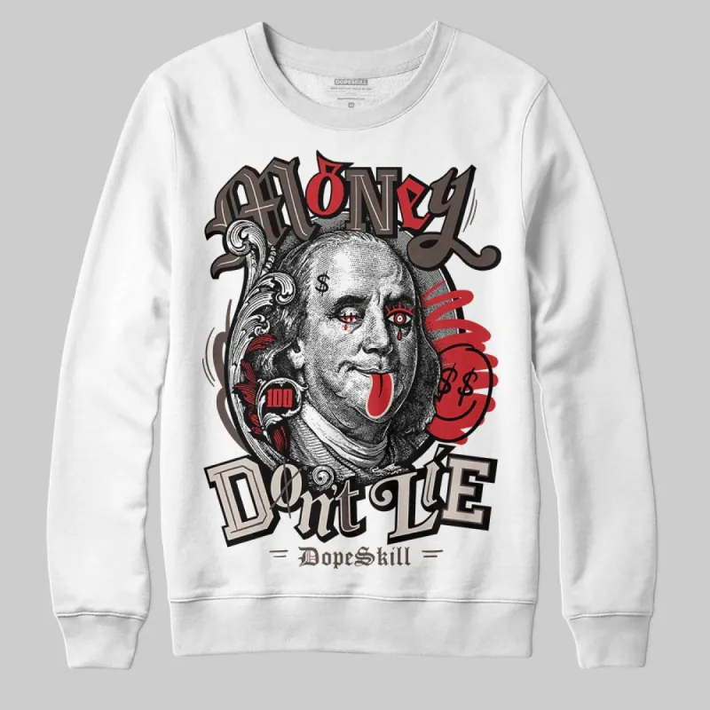 Samba OG White Better Scarlet DopeSkill Sweatshirt Money Don't Lie Graphic sold by DopeSkill
