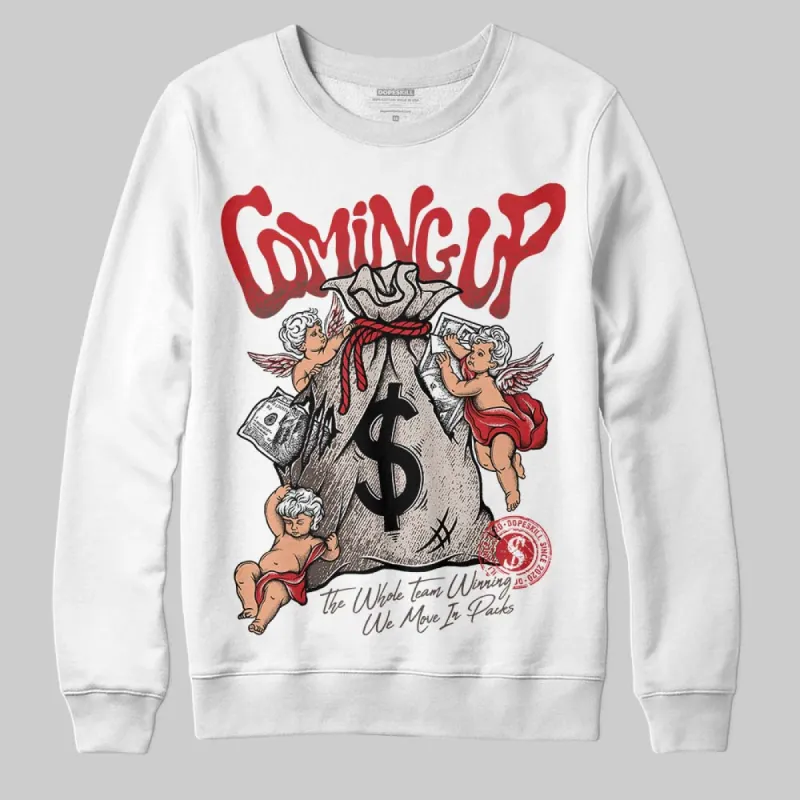 Samba OG White Better Scarlet DopeSkill Sweatshirt Money Bag Coming Up Graphic sold by DopeSkill