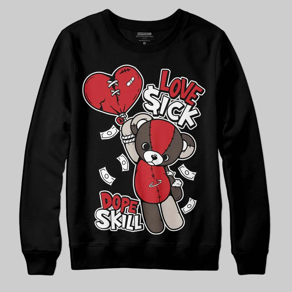 Samba OG White Better Scarlet DopeSkill Sweatshirt Love Sick Graphic sold by DopeSkill product image thumbnail 2