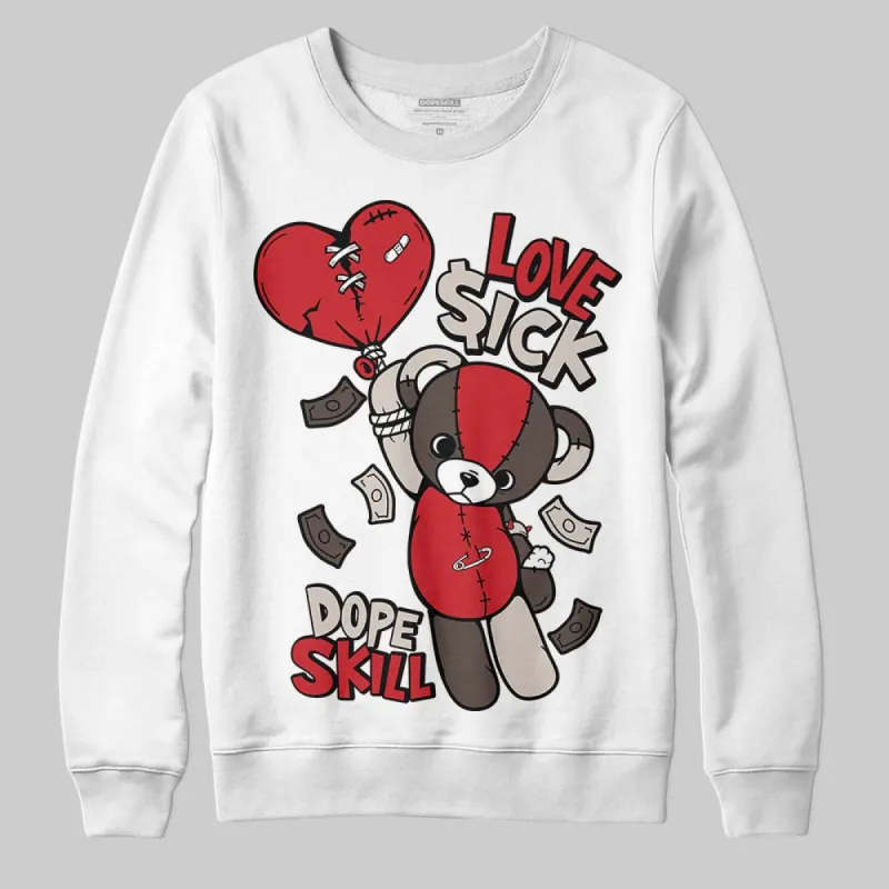Samba OG White Better Scarlet DopeSkill Sweatshirt Love Sick Graphic sold by DopeSkill