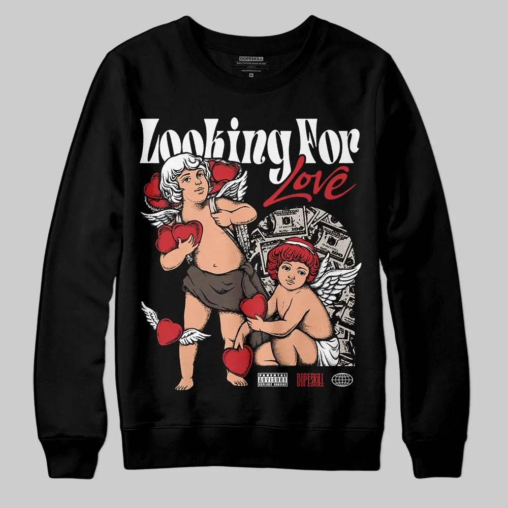 Samba OG White Better Scarlet DopeSkill Sweatshirt Looking For Love Graphic sold by DopeSkill product image thumbnail 2