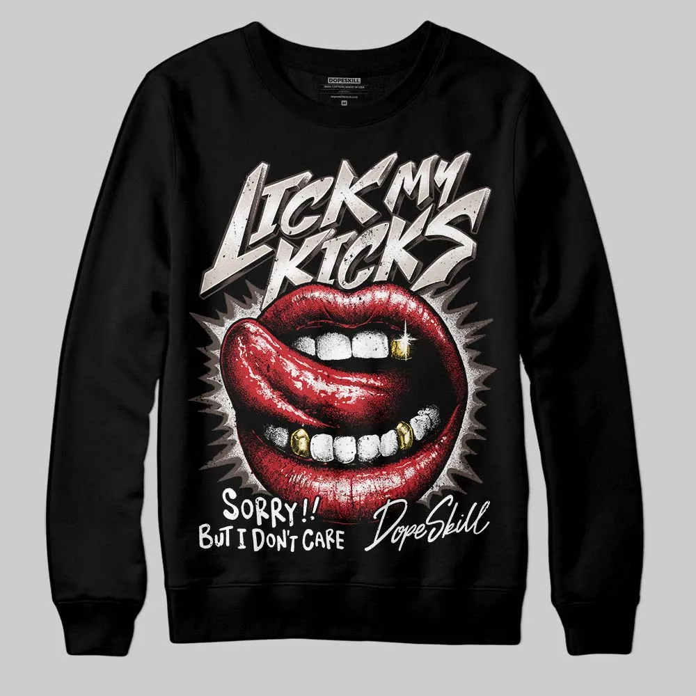 Samba OG White Better Scarlet DopeSkill Sweatshirt Lick My Kicks Graphic sold by DopeSkill product image thumbnail 2