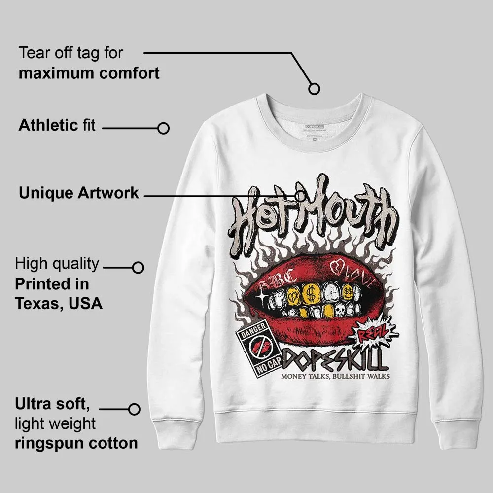 Samba OG White Better Scarlet DopeSkill Sweatshirt Hot Mouth Graphic sold by DopeSkill product image thumbnail 4