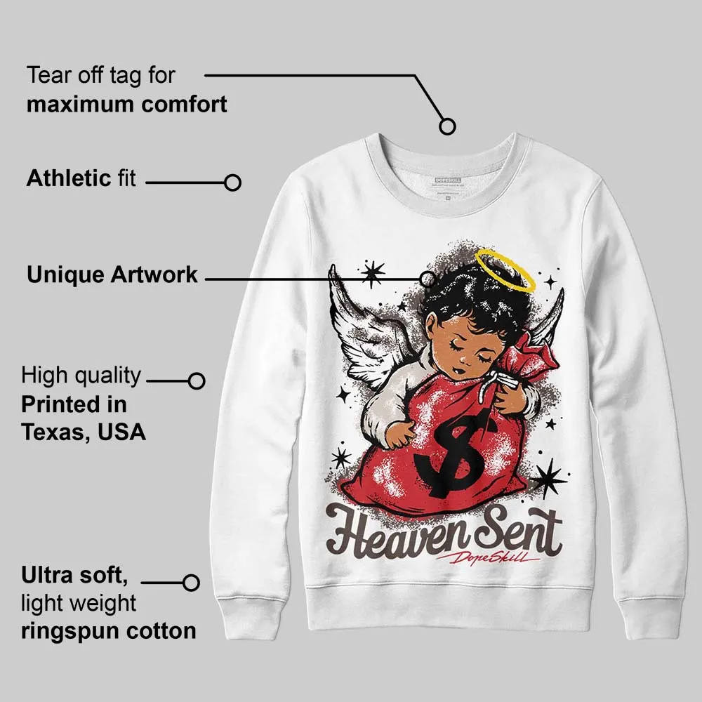Samba OG White Better Scarlet DopeSkill Sweatshirt Heaven Sent Graphic sold by DopeSkill product image thumbnail 4