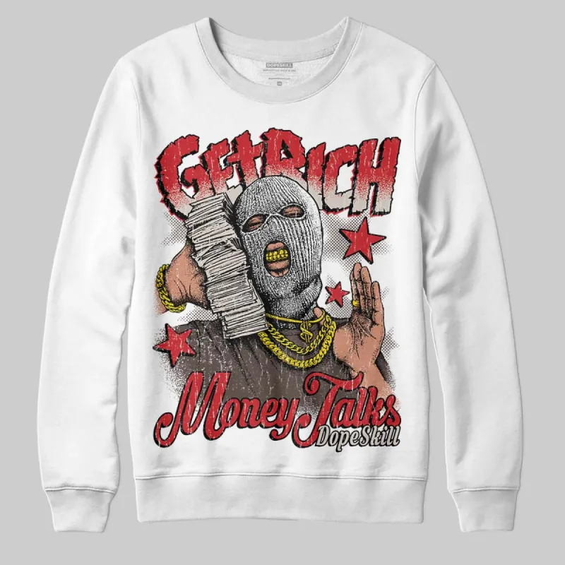Samba OG White Better Scarlet DopeSkill Sweatshirt Get Rich Graphic sold by DopeSkill