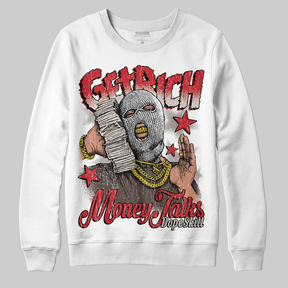 Samba OG White Better Scarlet DopeSkill Sweatshirt Get Rich Graphic sold by DopeSkill
