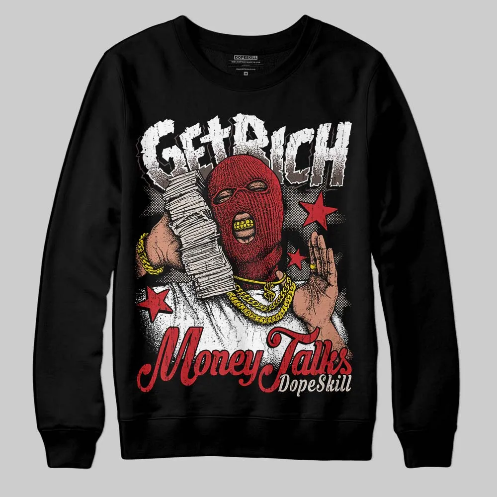 Samba OG White Better Scarlet DopeSkill Sweatshirt Get Rich Graphic sold by DopeSkill product image thumbnail 2