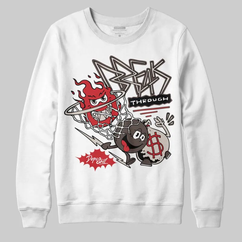 Samba OG White Better Scarlet DopeSkill Sweatshirt Break Through Graphic sold by DopeSkill