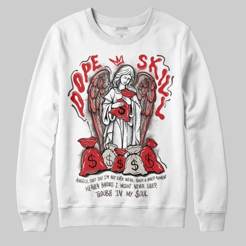 Samba OG White Better Scarlet DopeSkill Sweatshirt Angels Graphic sold by DopeSkill