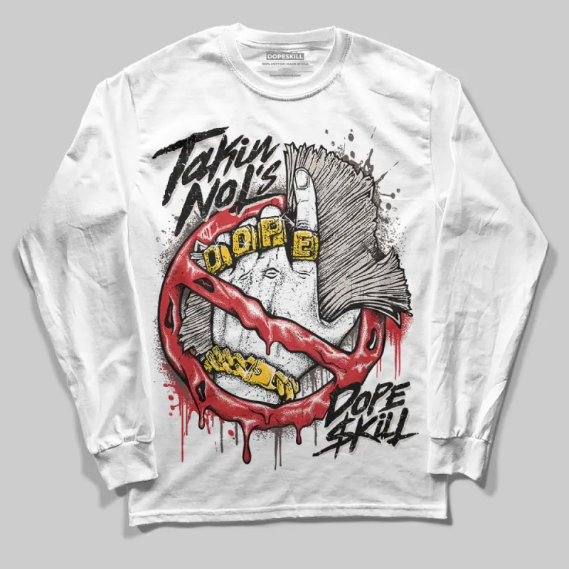 Samba OG White Better Scarlet DopeSkill Long Sleeve T-Shirt Takin No L's Graphic sold by DopeSkill