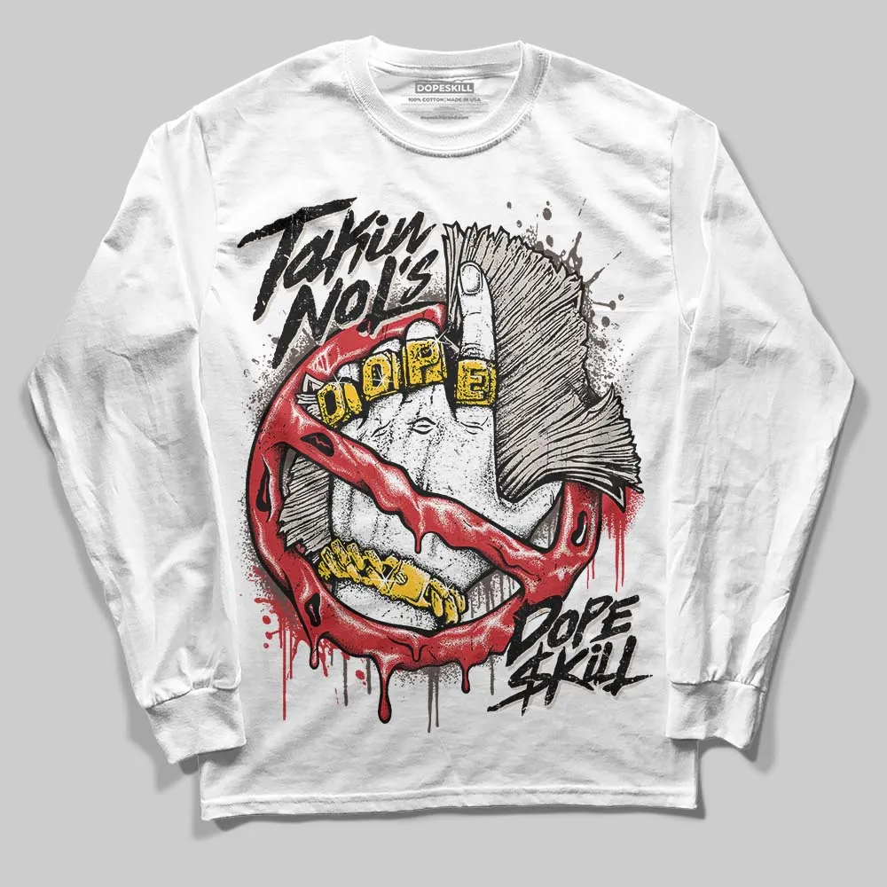 Samba OG White Better Scarlet DopeSkill Long Sleeve T-Shirt Takin No L's Graphic sold by DopeSkill