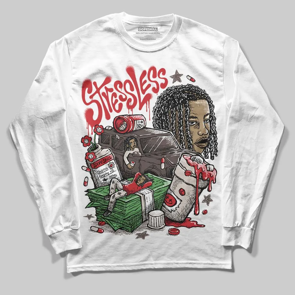 Samba OG White Better Scarlet DopeSkill Long Sleeve T-Shirt Stressless Graphic sold by DopeSkill