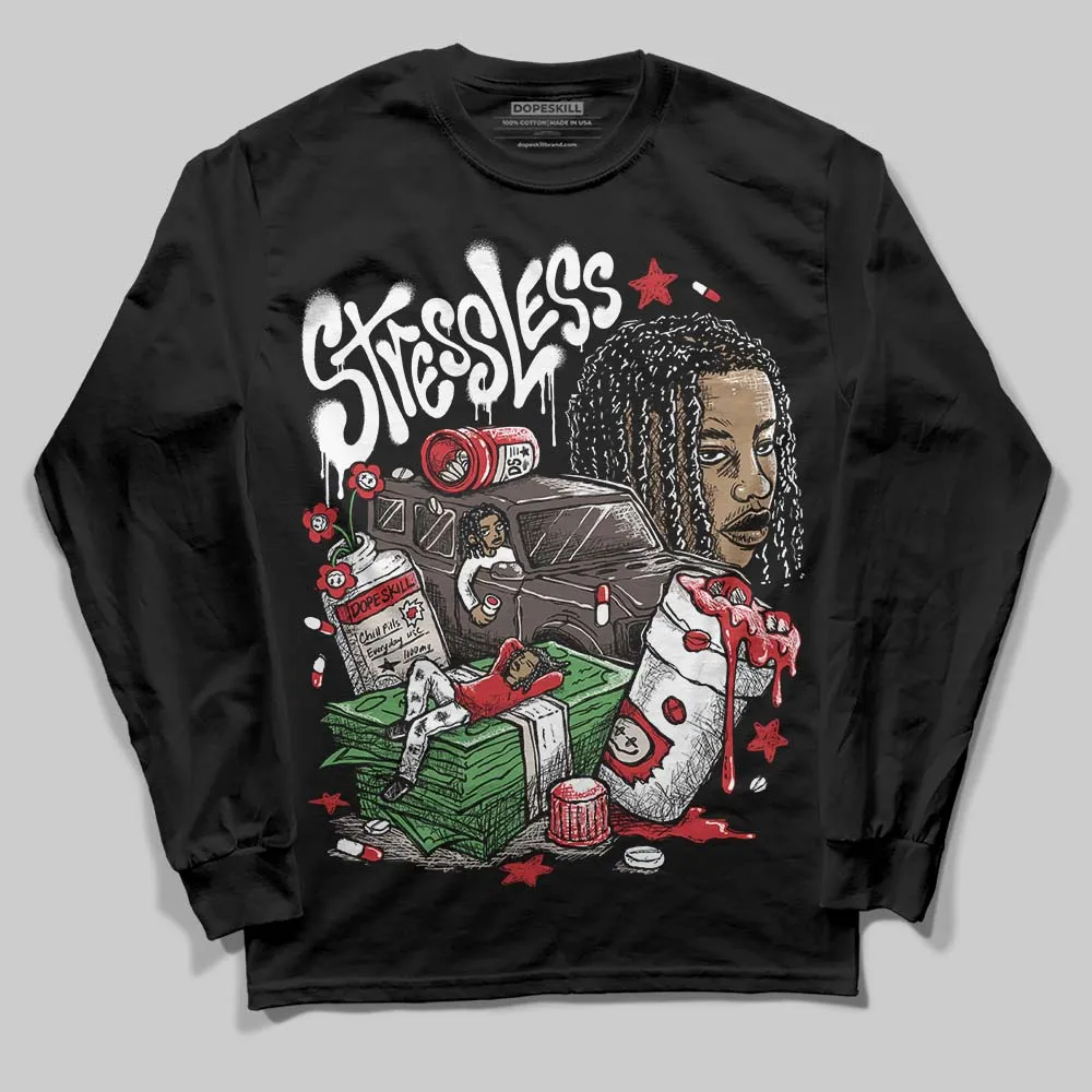 Samba OG White Better Scarlet DopeSkill Long Sleeve T-Shirt Stressless Graphic sold by DopeSkill product image thumbnail 2
