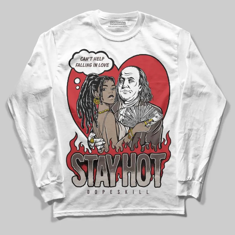 Samba OG White Better Scarlet DopeSkill Long Sleeve T-Shirt Stay Hot Graphic sold by DopeSkill
