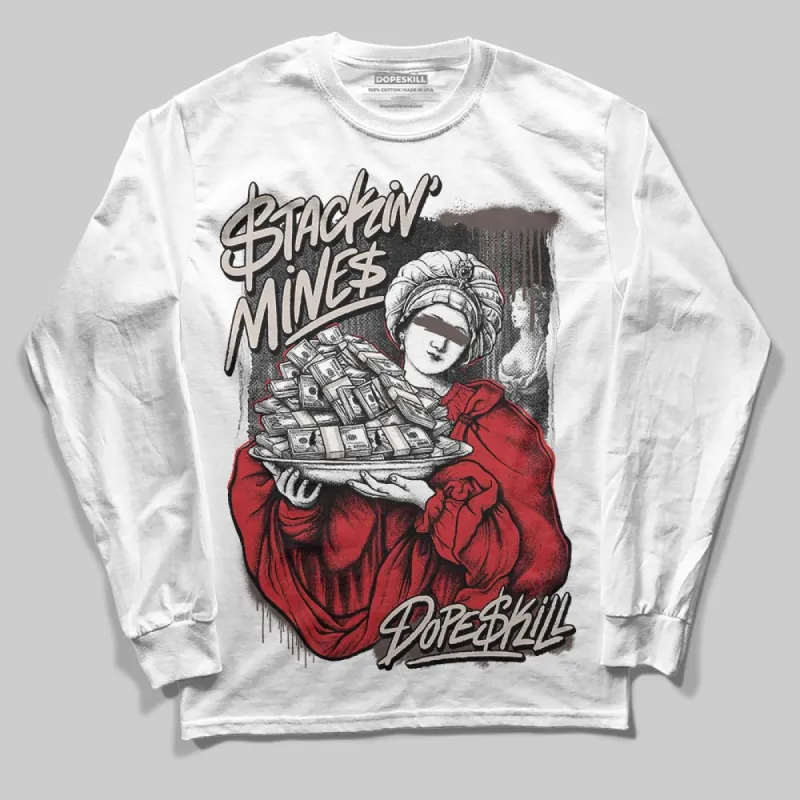 Samba OG White Better Scarlet DopeSkill Long Sleeve T-Shirt Stackin Mines Graphic sold by DopeSkill