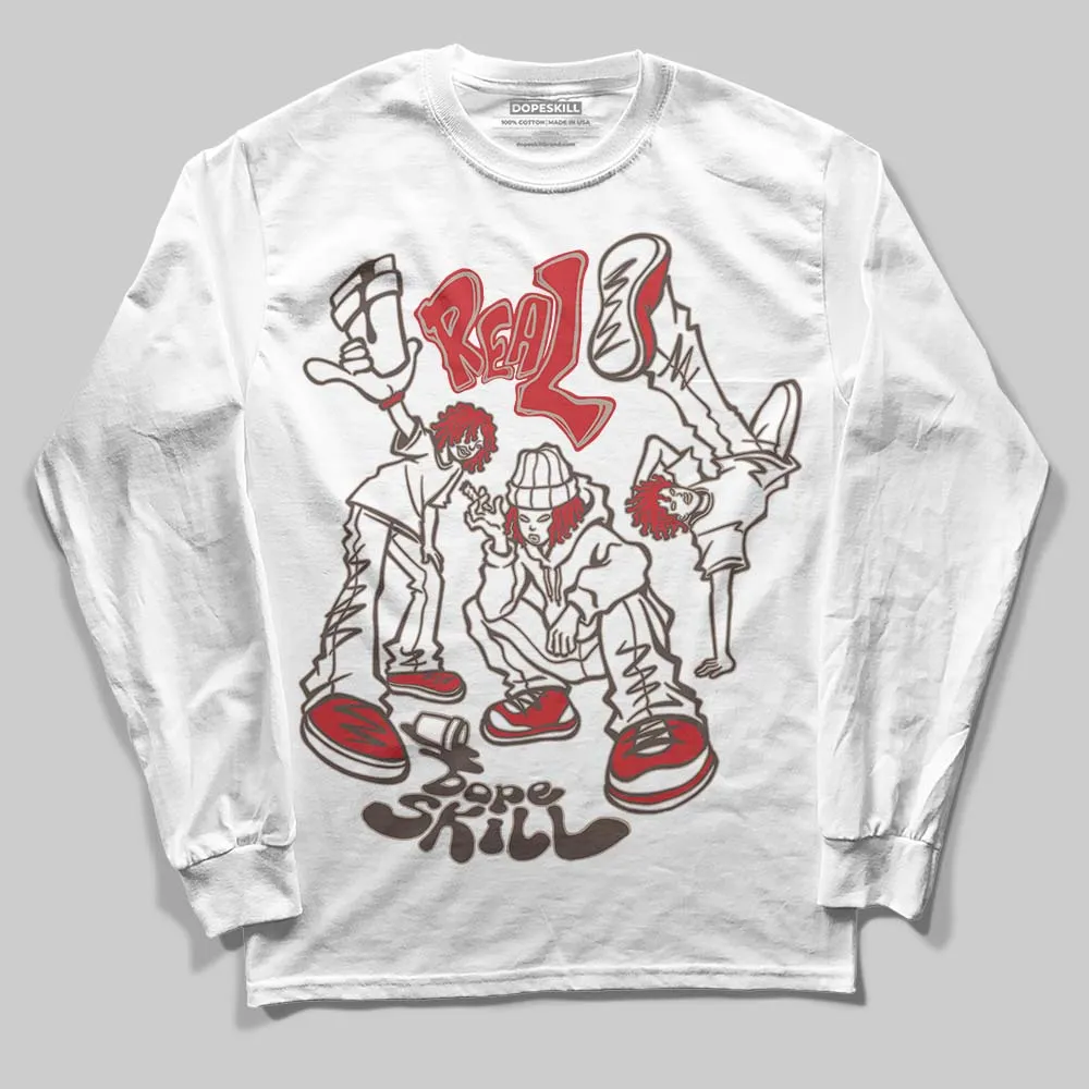 Samba OG White Better Scarlet DopeSkill Long Sleeve T-Shirt Real Y2K Players Graphic sold by DopeSkill