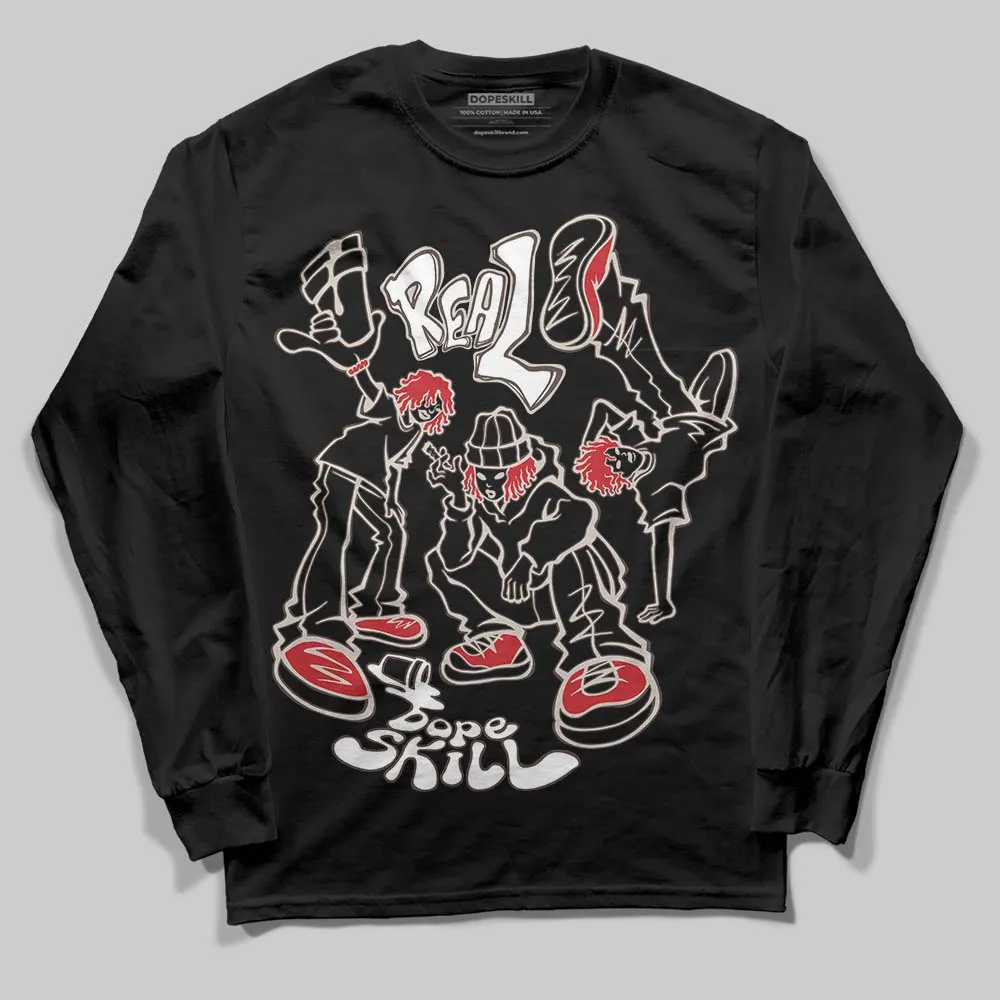 Samba OG White Better Scarlet DopeSkill Long Sleeve T-Shirt Real Y2K Players Graphic sold by DopeSkill product image thumbnail 2