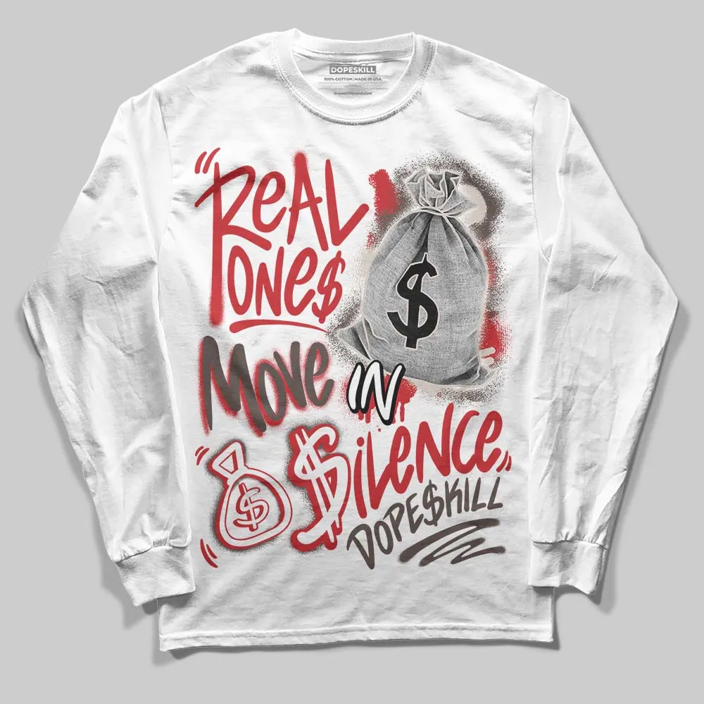 Samba OG White Better Scarlet DopeSkill Long Sleeve T-Shirt Real Ones Move In Silence Graphic sold by DopeSkill