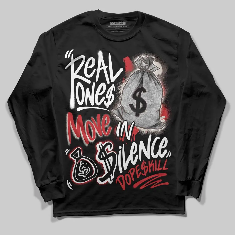 Samba OG White Better Scarlet DopeSkill Long Sleeve T-Shirt Real Ones Move In Silence Graphic sold by DopeSkill product image thumbnail 2