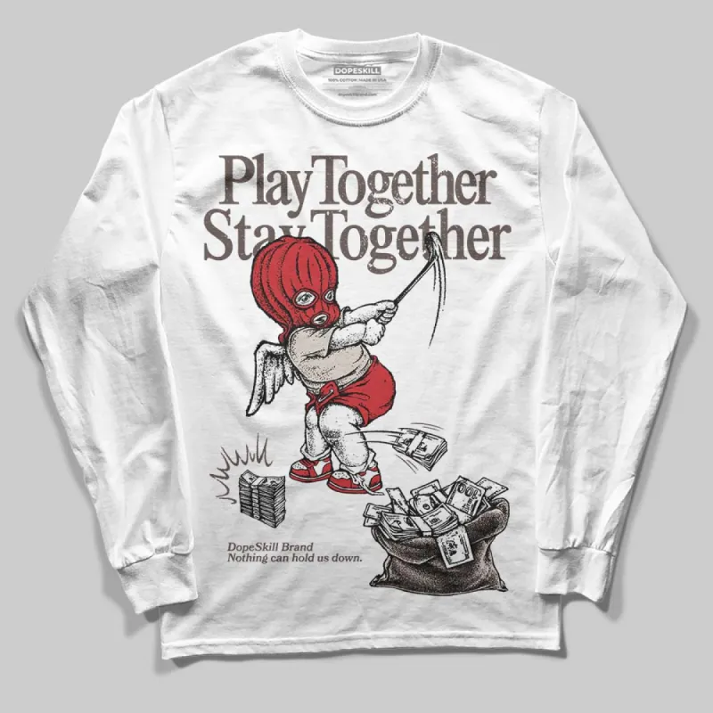 Samba OG White Better Scarlet DopeSkill Long Sleeve T-Shirt Play together, Stay together Graphic sold by DopeSkill