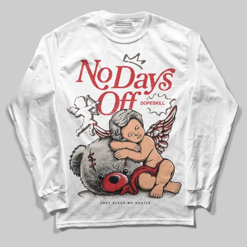 Samba OG White Better Scarlet DopeSkill Long Sleeve T-Shirt New No Days Off Graphic sold by DopeSkill