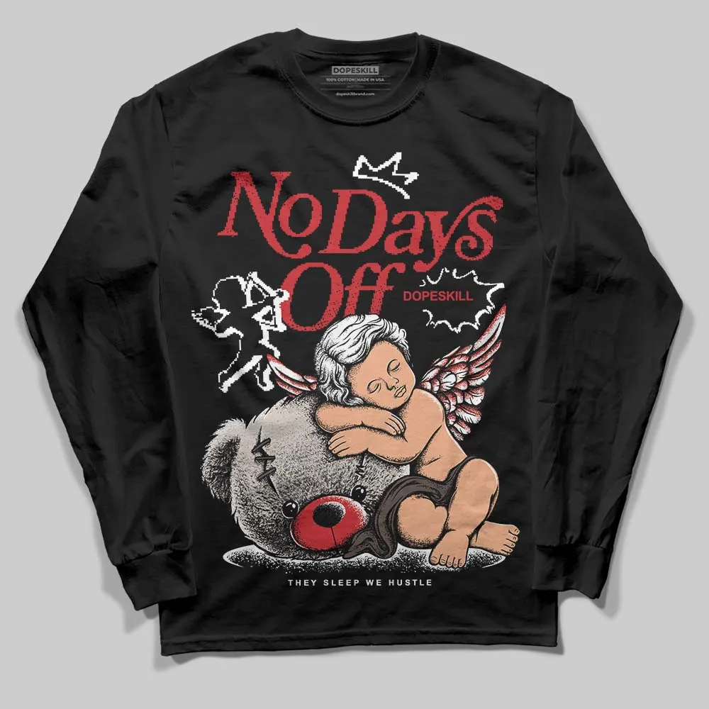 Samba OG White Better Scarlet DopeSkill Long Sleeve T-Shirt New No Days Off Graphic sold by DopeSkill product image thumbnail 2