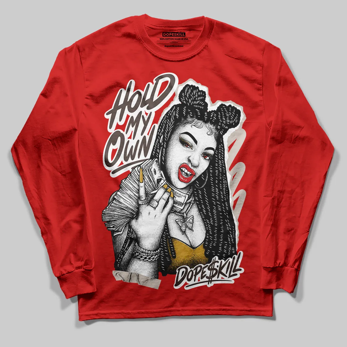 Samba OG White Better Scarlet DopeSkill Long Sleeve T-Shirt New H.M.O Graphic sold by DopeSkill product image thumbnail 3