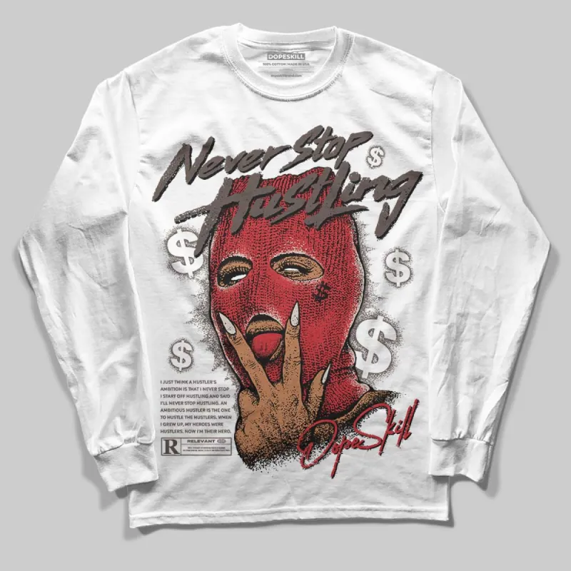 Samba OG White Better Scarlet DopeSkill Long Sleeve T-Shirt Never Stop Hustling Graphic sold by DopeSkill
