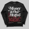 Samba OG White Better Scarlet DopeSkill Long Sleeve T-Shirt Money Is Our Motive Typo Graphic sold by DopeSkill