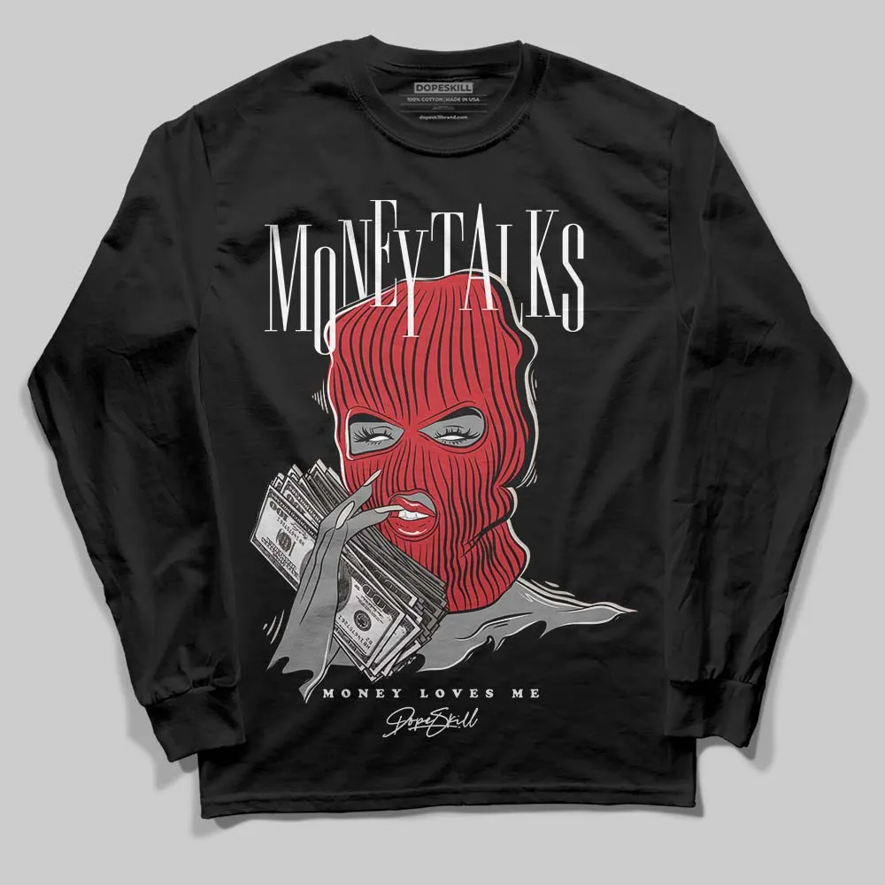 Samba OG White Better Scarlet DopeSkill Long Sleeve T-Shirt Money Talks Graphic sold by DopeSkill product image thumbnail 2