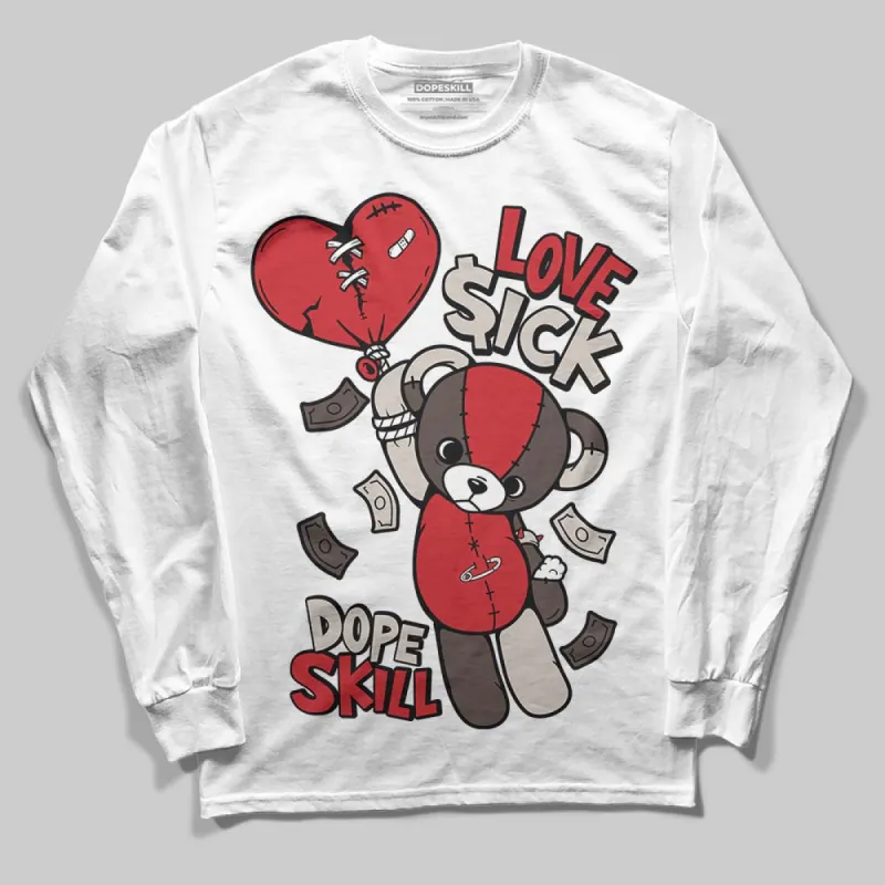 Samba OG White Better Scarlet DopeSkill Long Sleeve T-Shirt Love Sick Graphic sold by DopeSkill